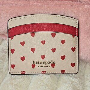 Kate Spade Heart Pattern Card Holder